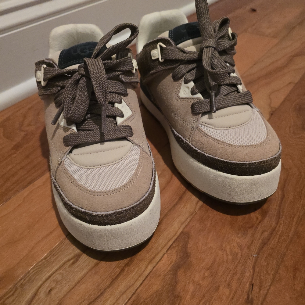 UGG Women's Tan and Cream Sneakers